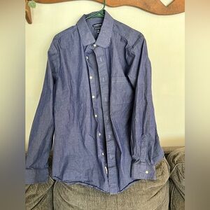 Croft & Barrow Classic Indigo Button-Down Shirt